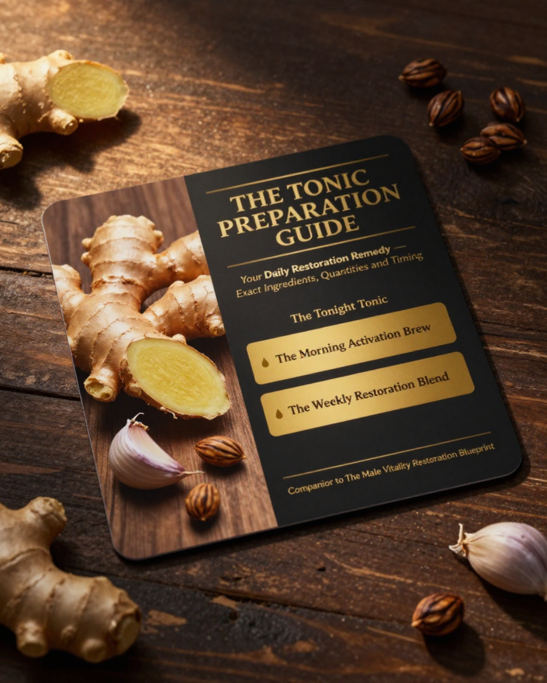 The Male Vitality Restoration Blueprint - PDF Mockup