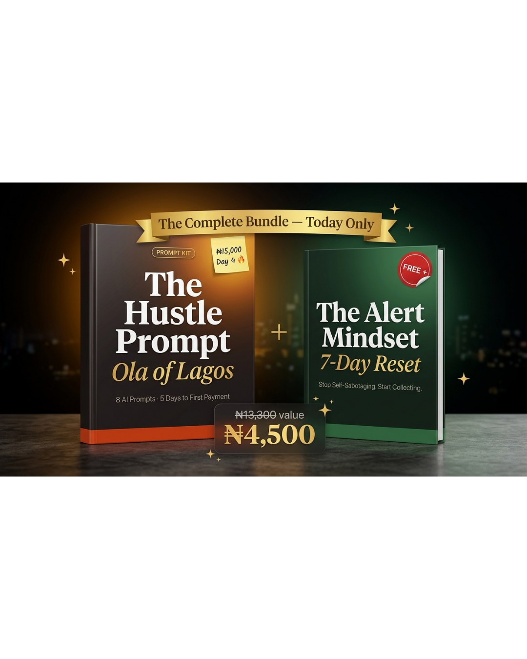 The Hustle Prompt complete bundle — main product and bonus together
